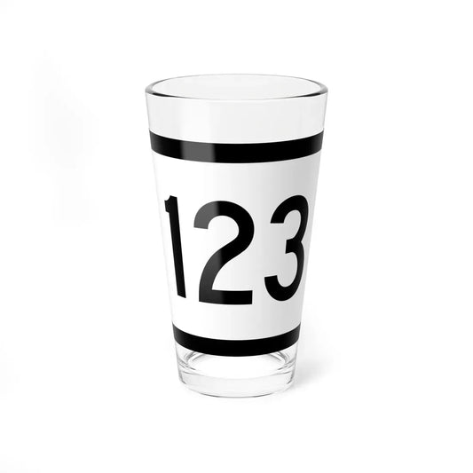 WV-123 (Virginia) (Road Sign) Pint Glass 16oz 16oz - Go Mug Yourself