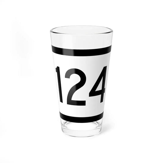 WV-124 (Virginia) (Road Sign) Pint Glass 16oz 16oz - Go Mug Yourself