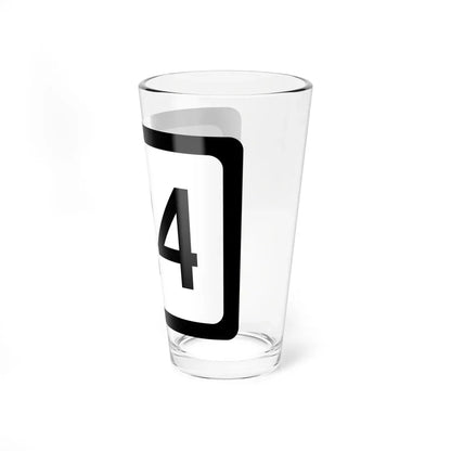 WV-124 (Virginia) (Road Sign) Pint Glass 16oz - Go Mug Yourself
