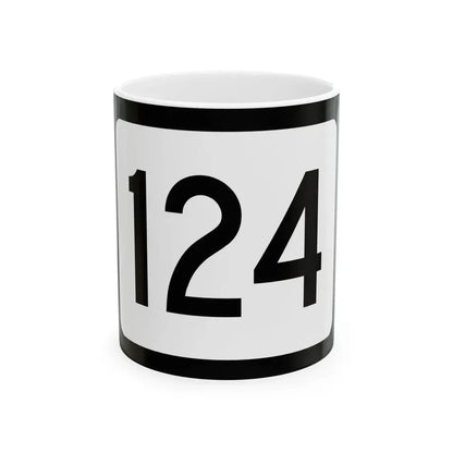 WV-124 (Virginia) (Road Sign) White Coffee Mug 11oz - Go Mug Yourself