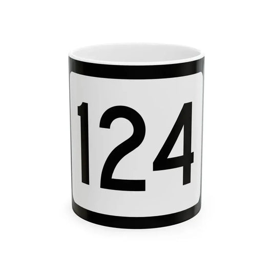 WV-124 (Virginia) (Road Sign) White Coffee Mug 11oz - Go Mug Yourself