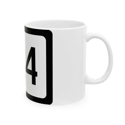 WV-124 (Virginia) (Road Sign) White Coffee Mug - Go Mug Yourself