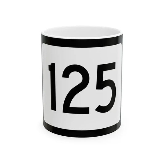 WV-125 (Virginia) (Road Sign) White Coffee Mug 11oz - Go Mug Yourself