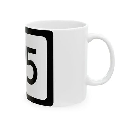 WV-125 (Virginia) (Road Sign) White Coffee Mug - Go Mug Yourself