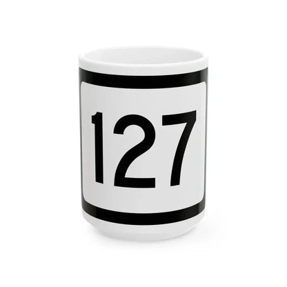 WV-127 (Virginia) (Road Sign) White Coffee Mug 15oz - Go Mug Yourself