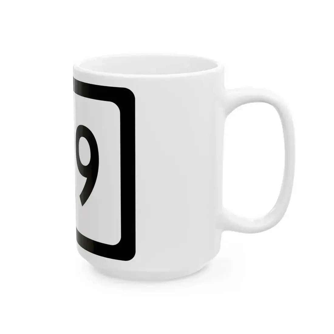 WV-129 (Virginia) (Road Sign) White Coffee Mug - Go Mug Yourself