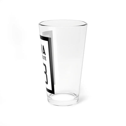 WV-13 1922 (Virginia) (Road Sign) Pint Glss 16oz - Go Mug Yourself