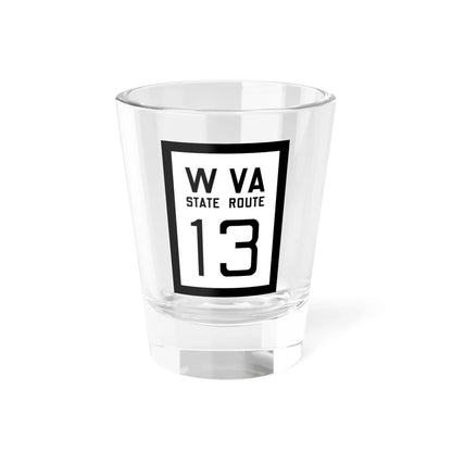 WV-13 1922 (Virginia) (Road Sign) Shot Glass 1.5oz 1.5oz - Go Mug Yourself