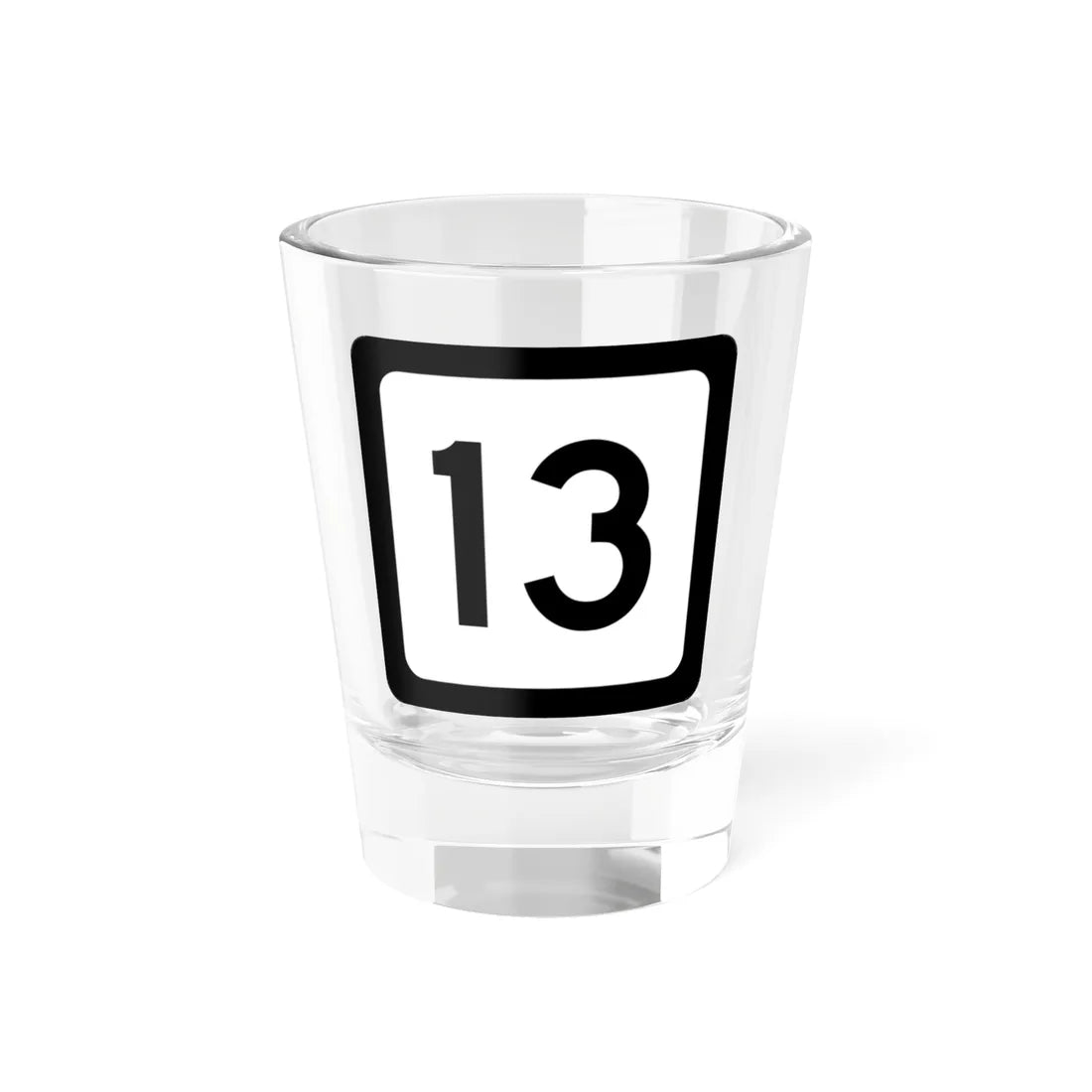 WV-13 (Virginia) (Road Sign) Shot Glass 1.5oz 1.5oz - Go Mug Yourself