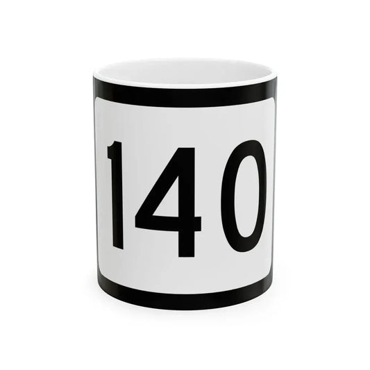 WV-140 (Virginia) (Road Sign) White Coffee Mug 11oz - Go Mug Yourself