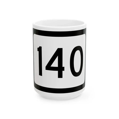WV-140 (Virginia) (Road Sign) White Coffee Mug 15oz - Go Mug Yourself