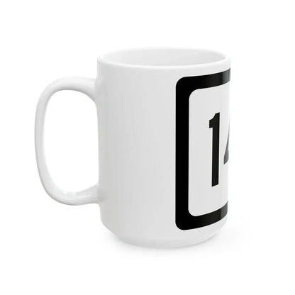WV-140 (Virginia) (Road Sign) White Coffee Mug - Go Mug Yourself