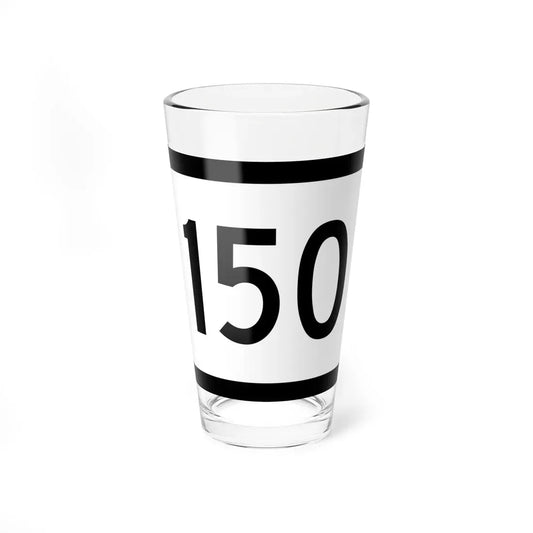 WV-150 (Virginia) (Road Sign) Pint Glass 16oz 16oz - Go Mug Yourself