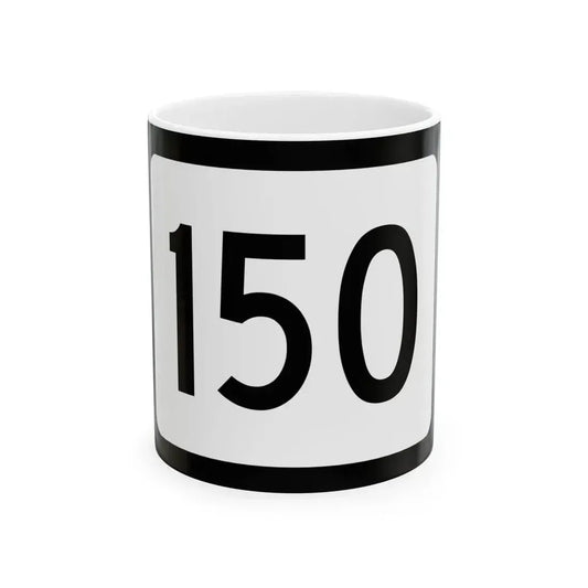 WV-150 (Virginia) (Road Sign) White Coffee Mug 11oz - Go Mug Yourself