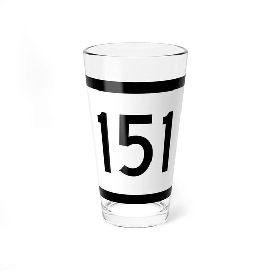 WV-151 (Virginia) (Road Sign) Pint Glass 16oz 16oz - Go Mug Yourself