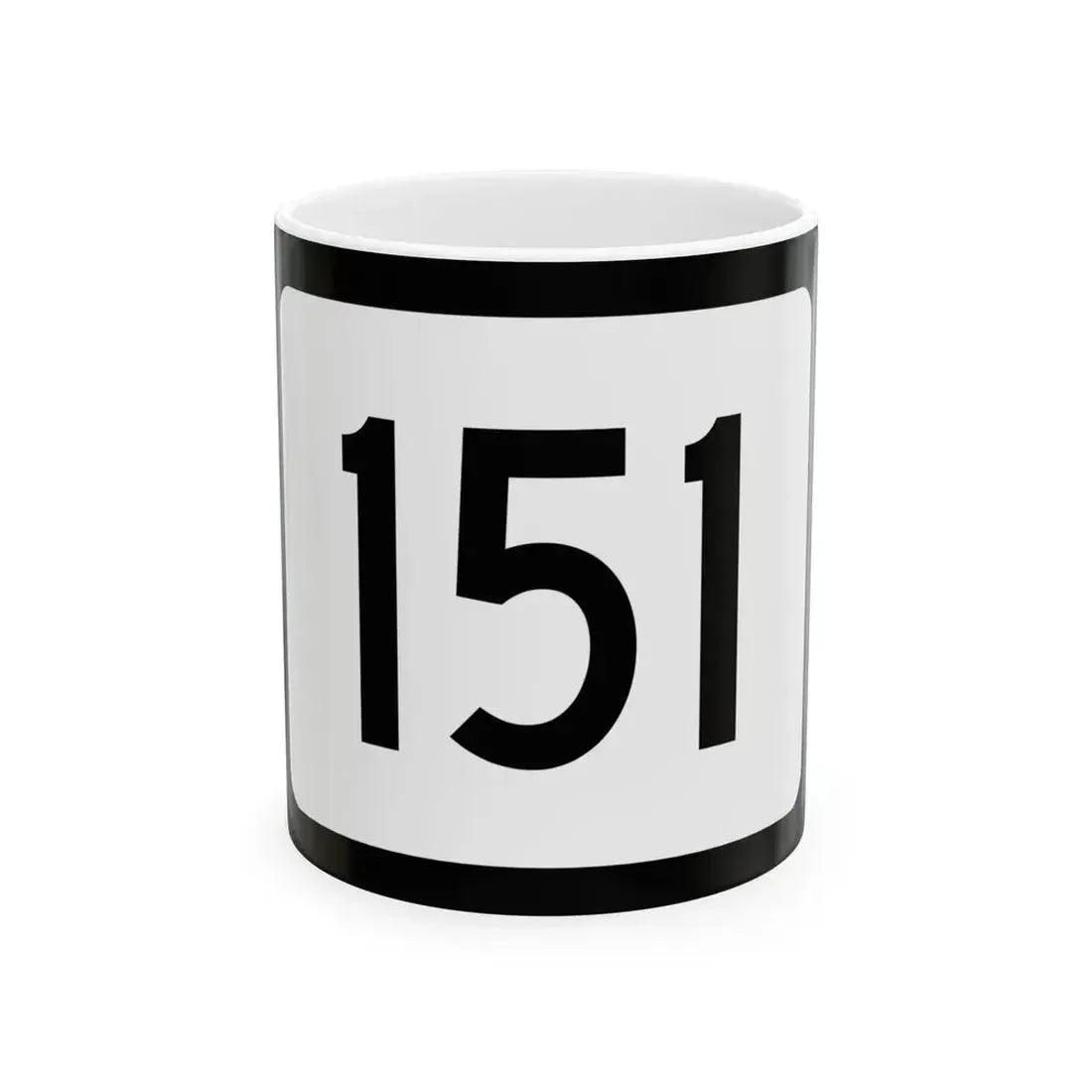 WV-151 (Virginia) (Road Sign) White Coffee Mug 11oz - Go Mug Yourself