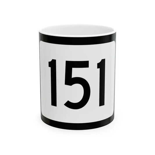WV-151 (Virginia) (Road Sign) White Coffee Mug 11oz - Go Mug Yourself