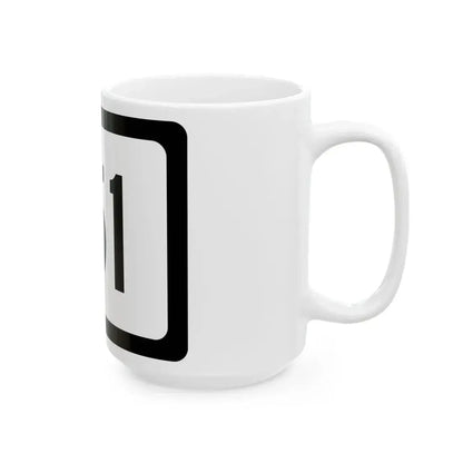 WV-151 (Virginia) (Road Sign) White Coffee Mug - Go Mug Yourself