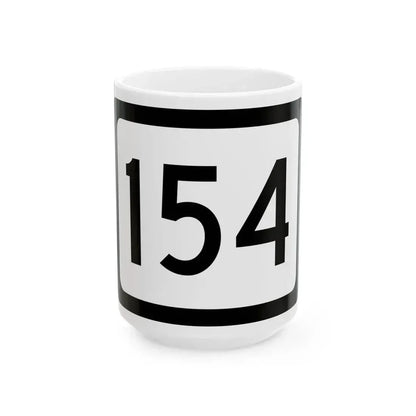 WV-154 (Virginia) (Road Sign) White Coffee Mug 15oz - Go Mug Yourself