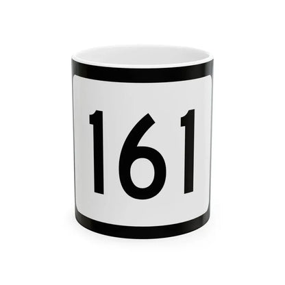 WV-161 (Virginia) (Road Sign) White Coffee Mug 11oz - Go Mug Yourself
