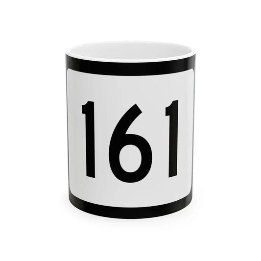 WV-161 (Virginia) (Road Sign) White Coffee Mug 11oz - Go Mug Yourself