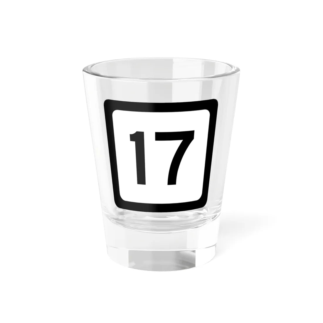 WV-17 (Virginia) (Road Sign) Shot Glass 1.5oz 1.5oz - Go Mug Yourself