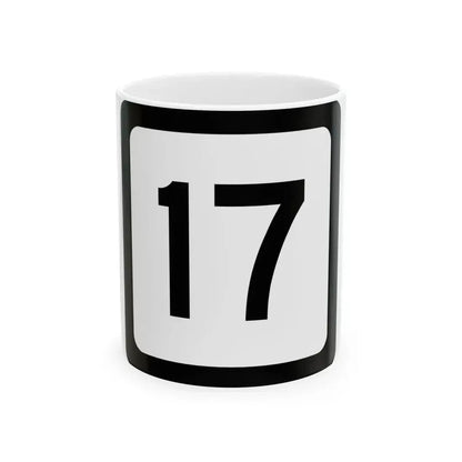 WV-17 (Virginia) (Road Sign) White Coffee Mug 11oz - Go Mug Yourself