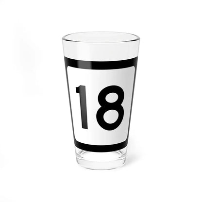 WV-18 (Virginia) (Road Sign) Pint Glass 16oz 16oz - Go Mug Yourself