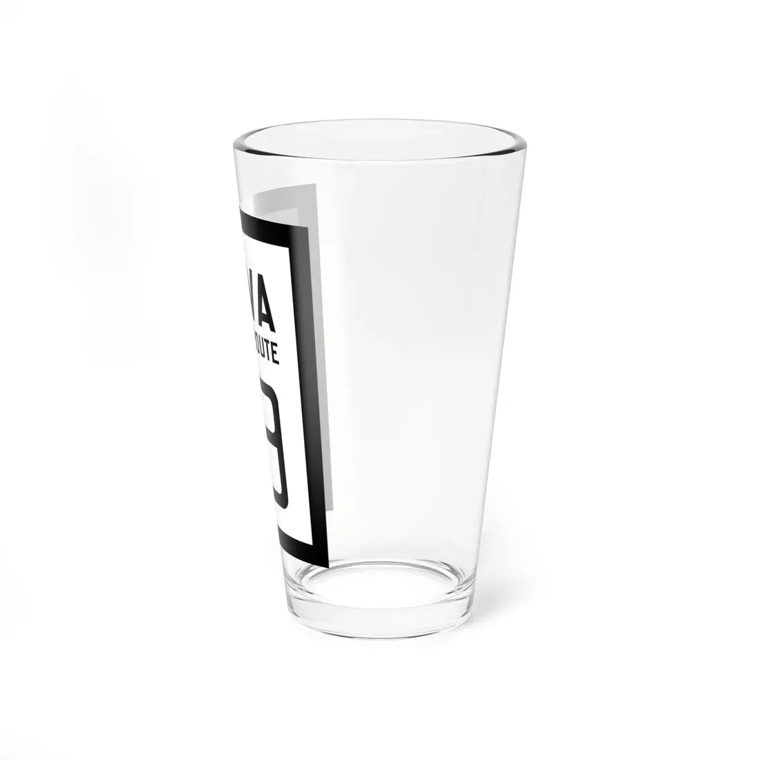 WV-19 1922 (Virginia) (Road Sign) Pint Glass 16oz - Go Mug Yourself