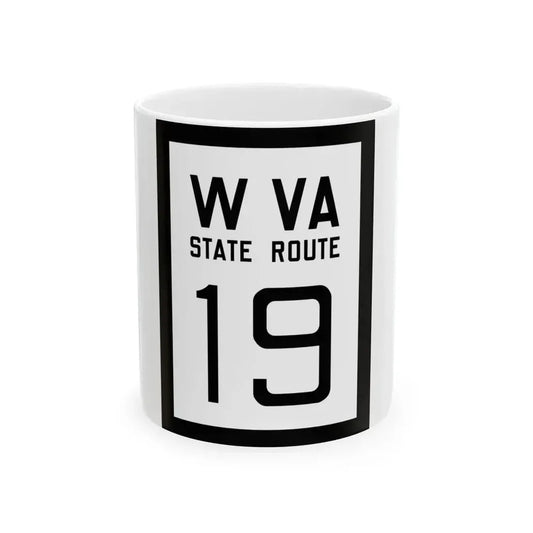 WV-19 1922 (Virginia) (Road Sign) White Coffee Mug 11oz - Go Mug Yourself