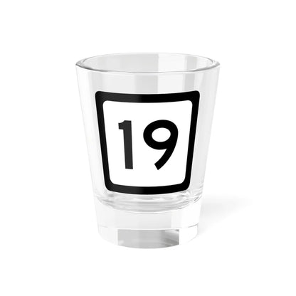 WV-19 (Virginia) (Road Sign) Shot Glass 1.5oz 1.5oz - Go Mug Yourself