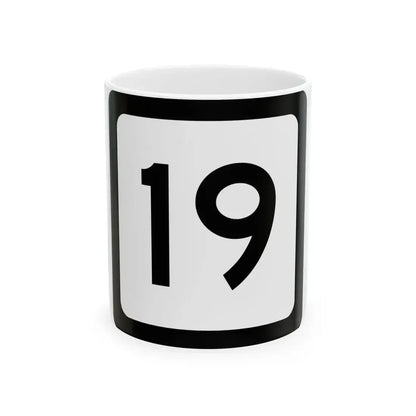 WV-19 (Virginia) (Road Sign) White Coffee Mug 11oz - Go Mug Yourself