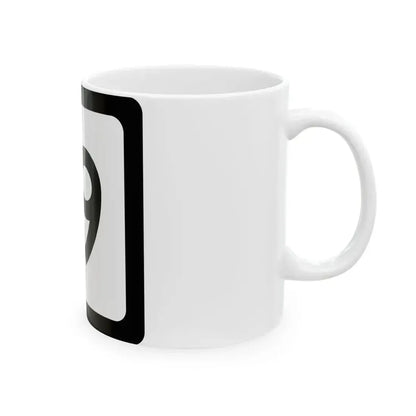 WV-19 (Virginia) (Road Sign) White Coffee Mug - Go Mug Yourself