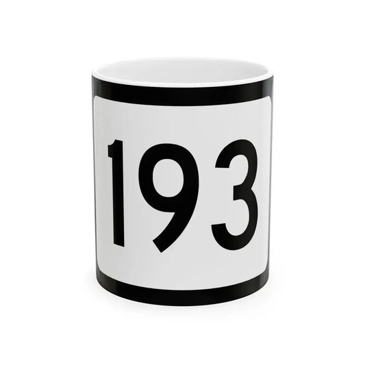 WV-193 (Virginia) (Road Sign) White Coffee Mug 11oz - Go Mug Yourself