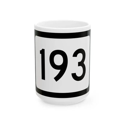 WV-193 (Virginia) (Road Sign) White Coffee Mug 15oz - Go Mug Yourself