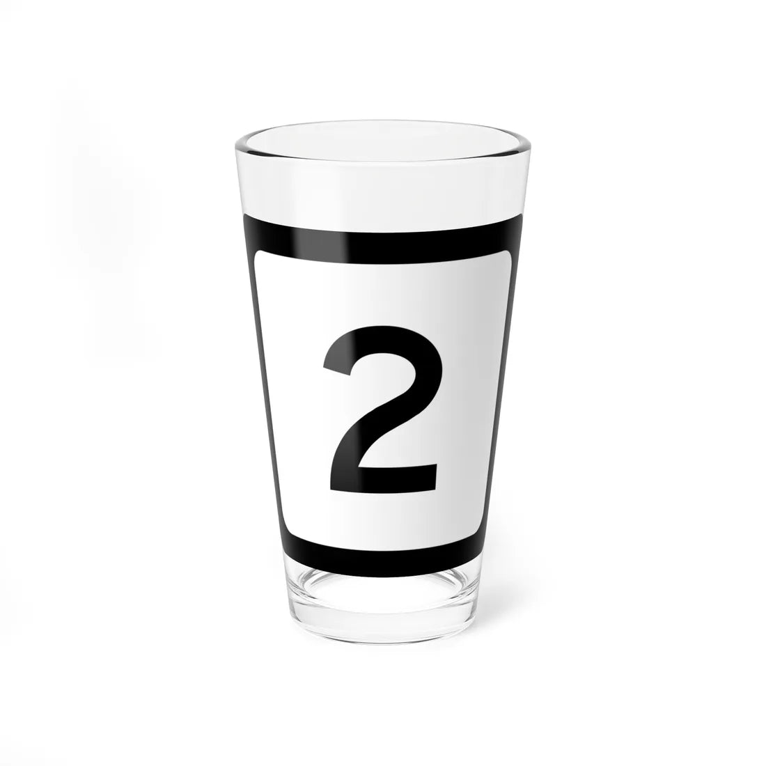 WV-2 (Virginia) (Road Sign) Pint Glss 16oz 16oz - Go Mug Yourself