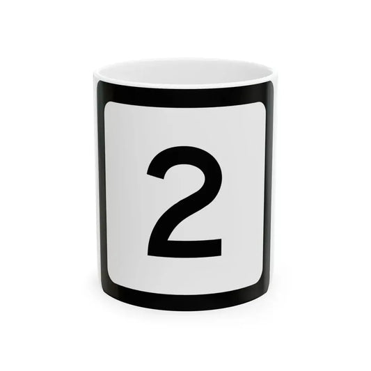 WV-2 (Virginia) (Road Sign) White Coffee Mug 11oz - Go Mug Yourself