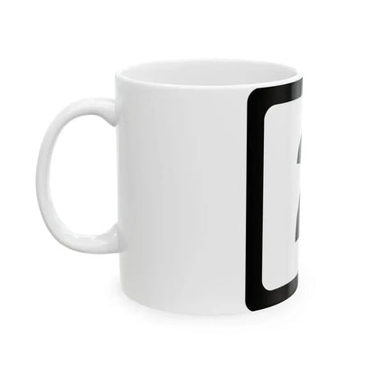 WV-2 (Virginia) (Road Sign) White Coffee Mug - Go Mug Yourself
