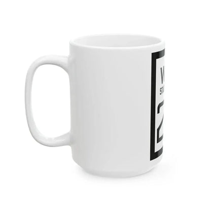 WV-20 1922 (Virginia) (Road Sign) White Coffee Mug - Go Mug Yourself
