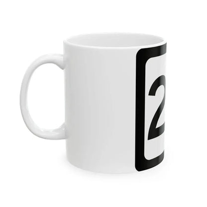 WV-20 (Virginia) (Road Sign) White Coffee Mug - Go Mug Yourself