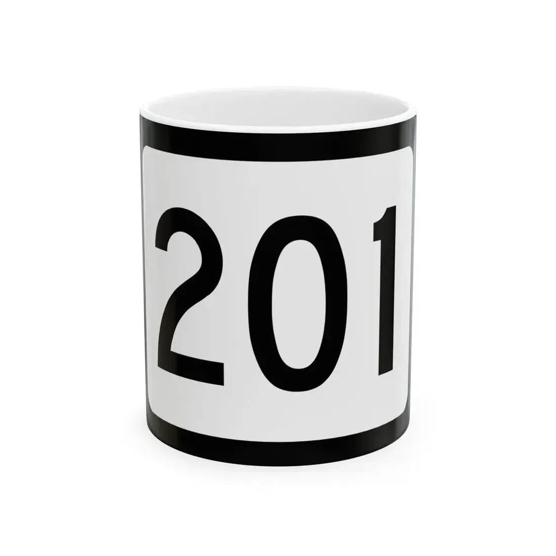 WV-201 (Virginia) (Road Sign) White Coffee Mug 11oz - Go Mug Yourself