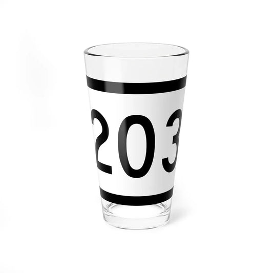 WV-203 (Virginia) (Road Sign) Pint Glass 16oz 16oz - Go Mug Yourself