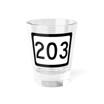 WV-203 (Virginia) (Road Sign) Shot Glass 1.5oz 1.5oz - Go Mug Yourself
