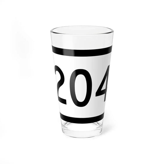 WV-204 (Virginia) (Road Sign) Pint Glass 16oz 16oz - Go Mug Yourself