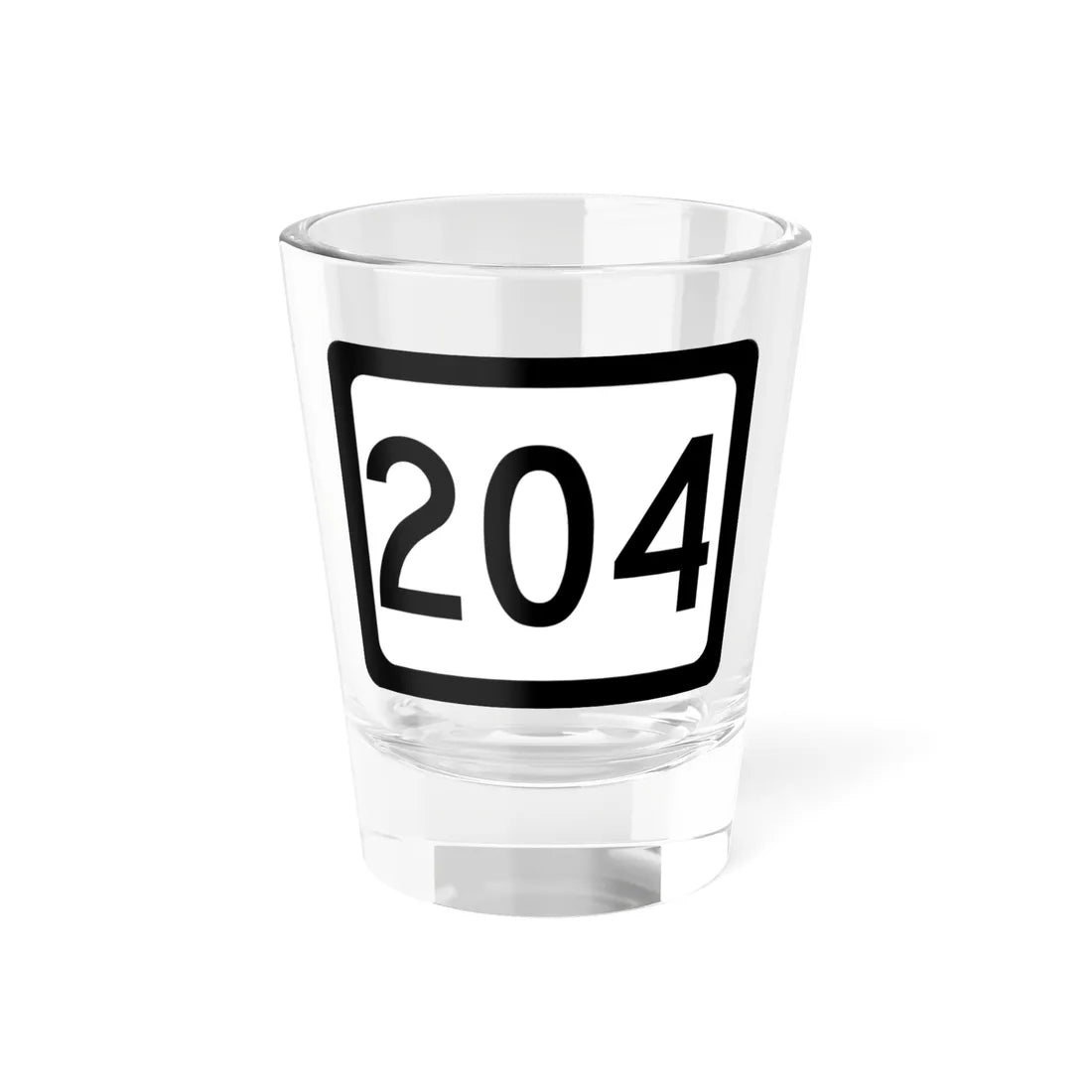 WV-204 (Virginia) (Road Sign) Shot Glass 1.5oz 1.5oz - Go Mug Yourself