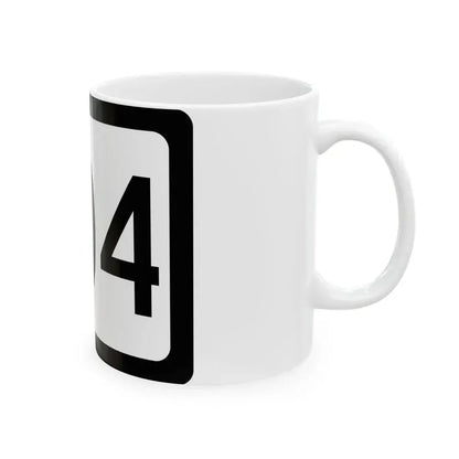 WV-204 (Virginia) (Road Sign) White Coffee Mug - Go Mug Yourself