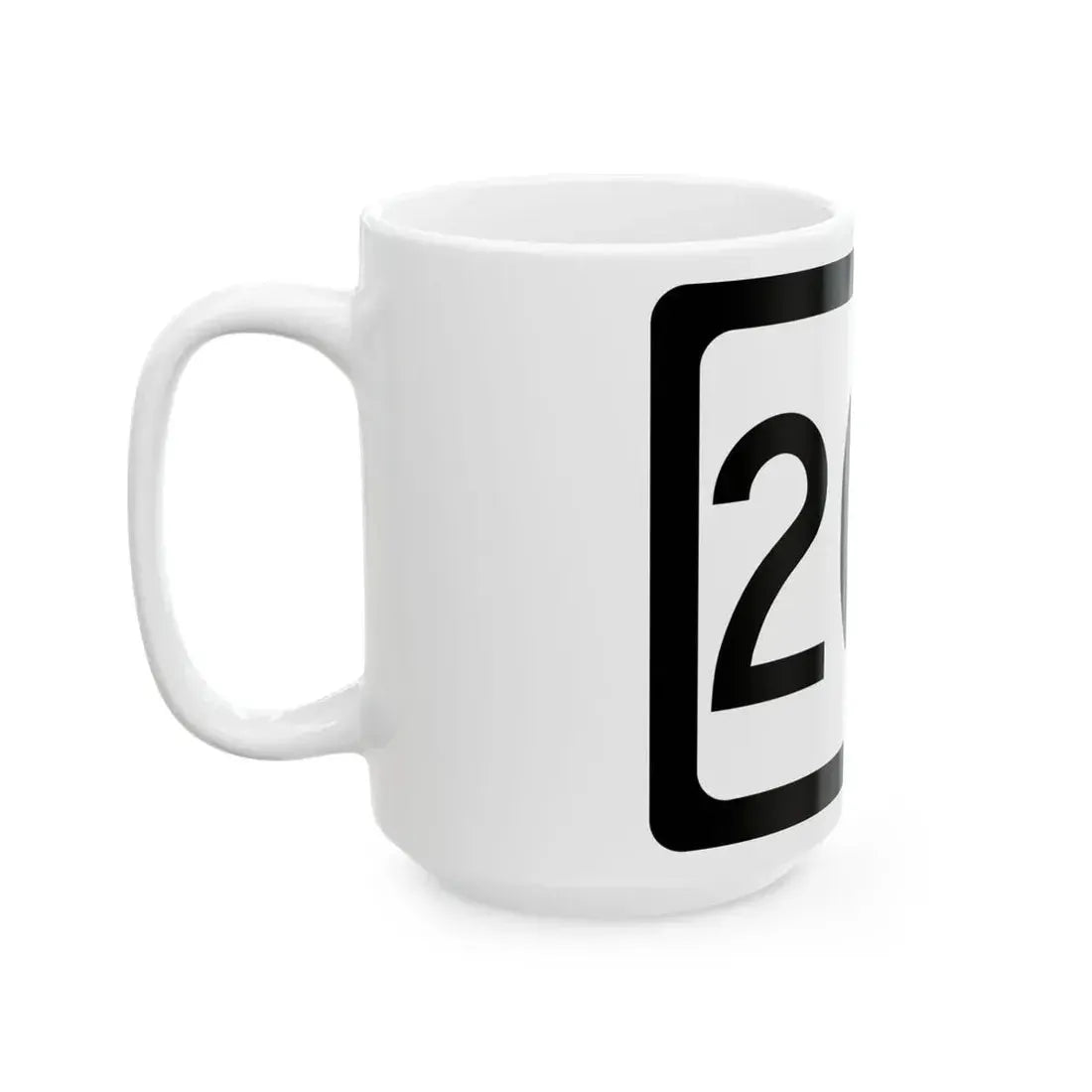WV-204 (Virginia) (Road Sign) White Coffee Mug - Go Mug Yourself