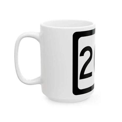 WV-204 (Virginia) (Road Sign) White Coffee Mug - Go Mug Yourself