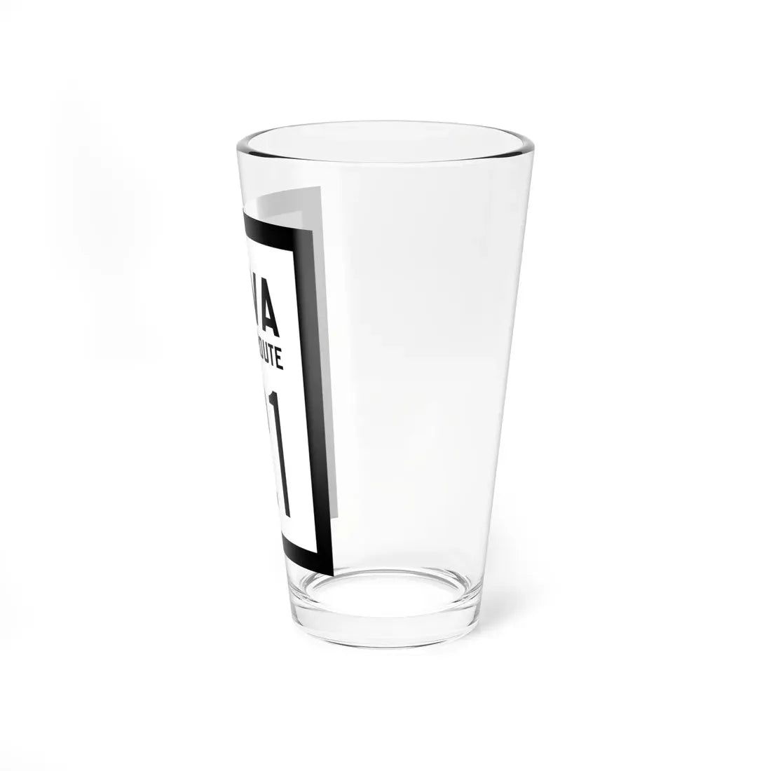 WV-21 1922 (Virginia) (Road Sign) Pint Glass 16oz - Go Mug Yourself