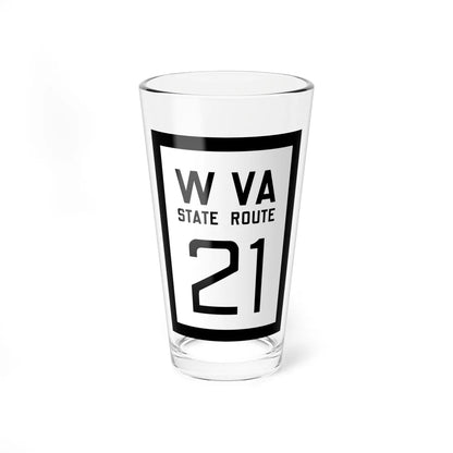 WV-21 1922 (Virginia) (Road Sign) Pint Glss 16oz 16oz - Go Mug Yourself